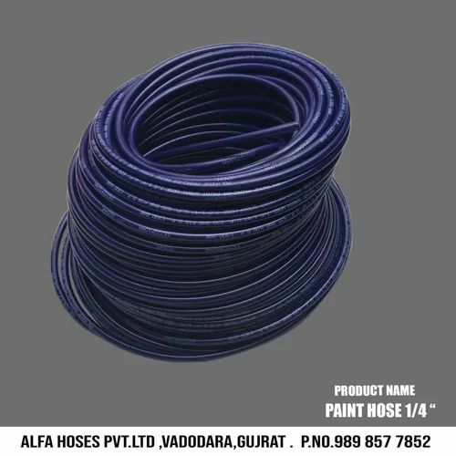 Polyhose Blue Spray Paint Hose, For Industrial, Automation Grade: Semi-Automatic