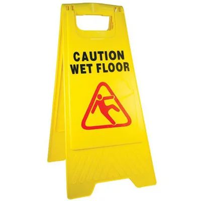 Yellow Caution Sign Board