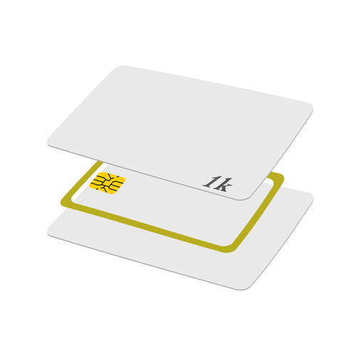 PVC Rectangular Contactless Smart Card 1K