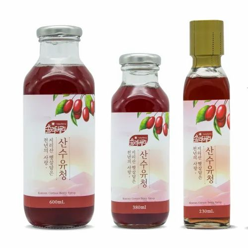 Mt. Jirisan's Solarberry Korean Cornus Fruit Syrup