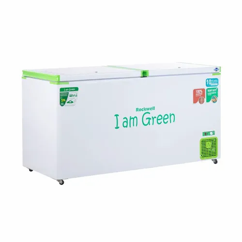 Rockwell Convertible Green Freezer- GFR550DDUC- Double Door- Freezer Cum Cooler, 523 Litres