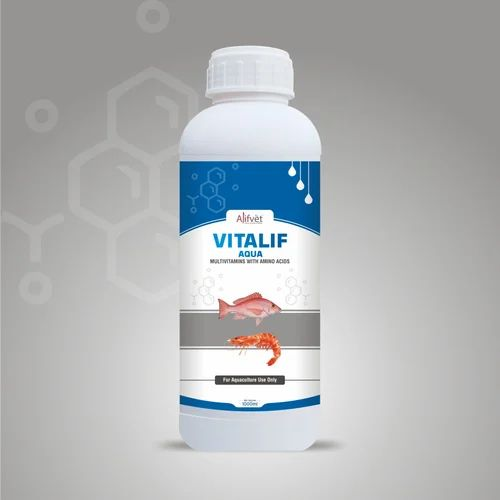 Packaging Size: 1 L Vitalif Aqua (Multivitamins), For Aquaculture, Grade: Feed Grade