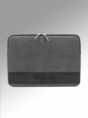 Plain VOLOQ Thebes Laptop Sleeve - Charcoal Grey
