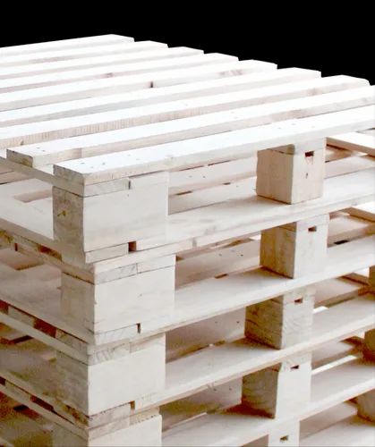 Natural 4 Way ISPM Pine Wood Pallets Export Quality for Packaging