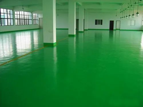 200 Cement Flooring Self Leveling Epoxy Flooring Material, in Corporate Building, Thickness: 2 mm