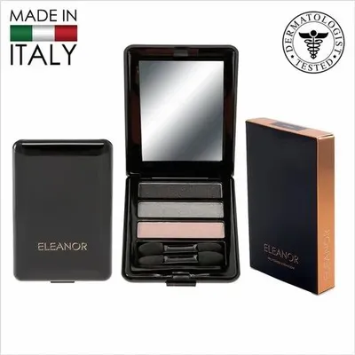 MIX Eleanor Trio Powder Eyeshadow E04 Pearl, Usage: Personal, Parlour, RETAIL / WHOLESALE / EXPORT