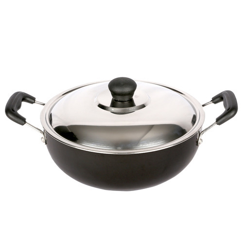 Elite Silkon Kadai with S.S. Lid - 190 mm 1.4 Ltr