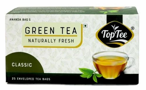 Top Tee Classic Green Tea, Packaging Type: Bags