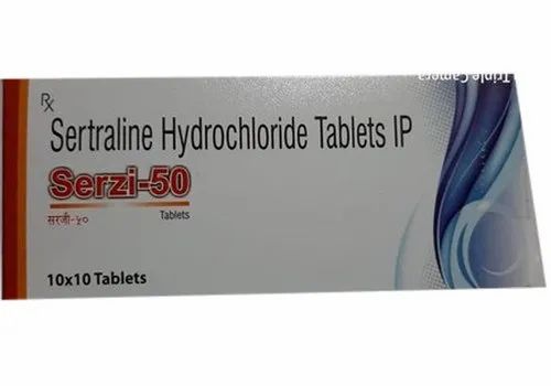 Darzine Sertraline Hydrochloride Serzi 50 Mg Tablets, Prescription