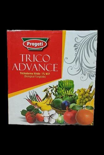 White Pragati Trico Adv Tricoderma Viride 1% WP Bio Fungcide, Cardboard Cartons, 1 kg