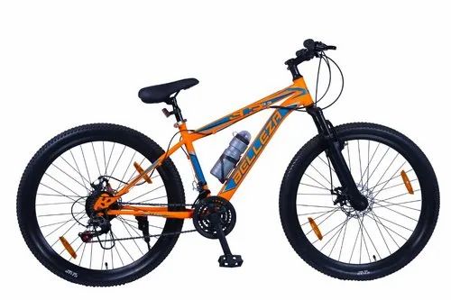 Flora Orange Steel Belleza 3.3 Bike Gear Bicycle, Wheel Size: 27.5 x 2.40 Inch