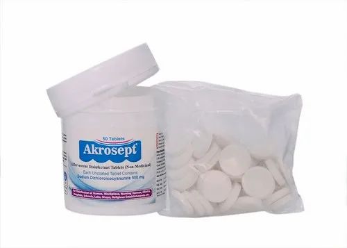 Surface & Objects Disinfectant Tablets against Coronavirus Covid 19 - Akrosept