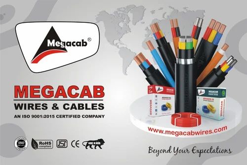 Megacab Single Core Aluminum Unarmoured Cable, 4 to 1000 sq mm