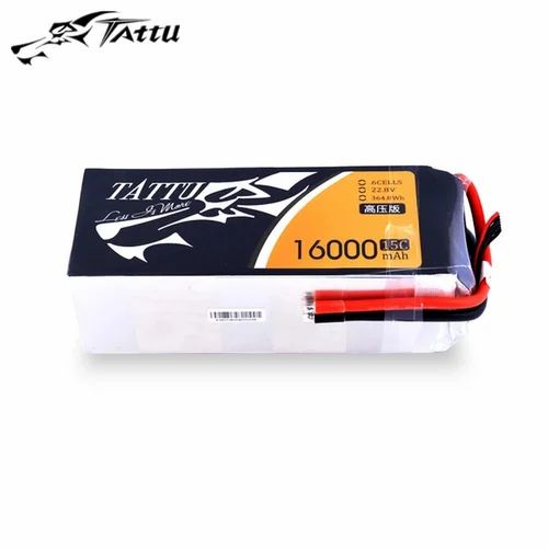 TATTU 16000 mAh 6s Lipo Battery 15c, 1990g, Voltage: 22.2