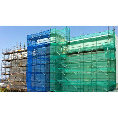 Green And Blue Construction Shade Net
