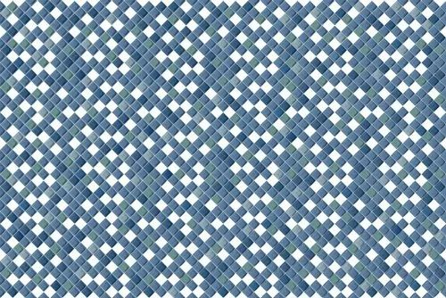 Ceramic Orientbell OHG Pixel Poreclain Mosaic Blue Tiles, For Wall