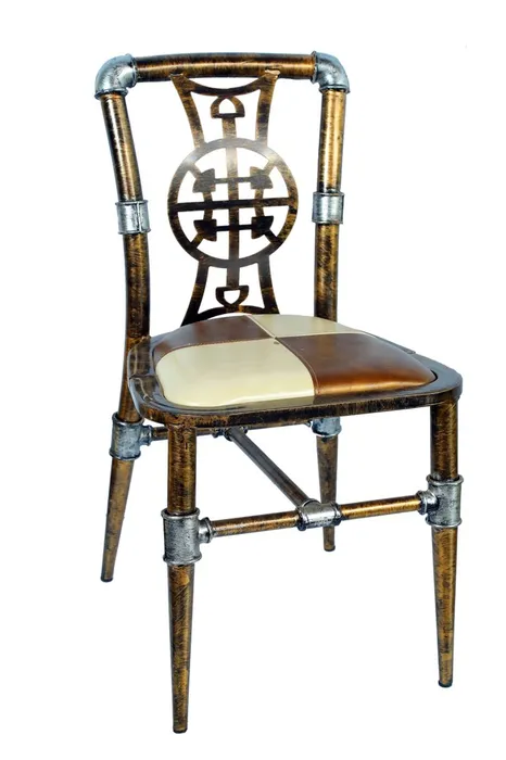 Oasis Wind Metalic Armless Iron Chair