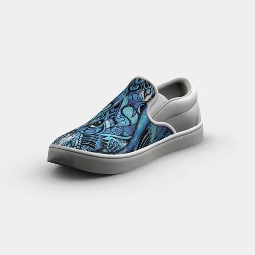 Blue  Zen eye Shoes