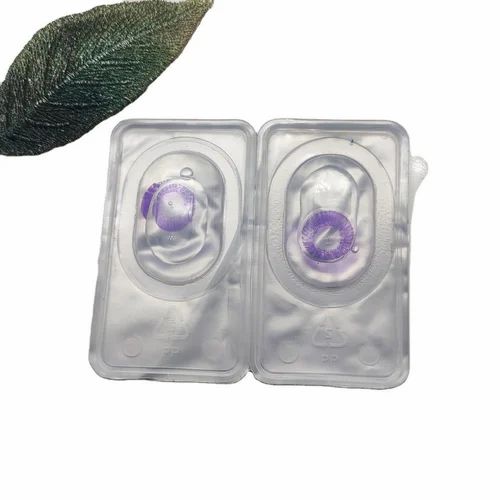Disposable Polyhema PURPLE Colored Contact Lens, For Fashion