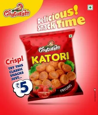 Snacks Chaturam TOMATO KATORI FRYUMS, Packaging Size: 12PACKET