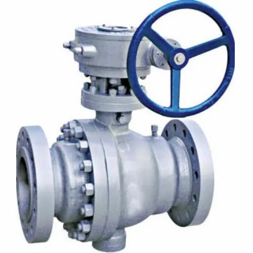 Flanged End Stainless Steel Gear Operated Ball Valve, For Industrial