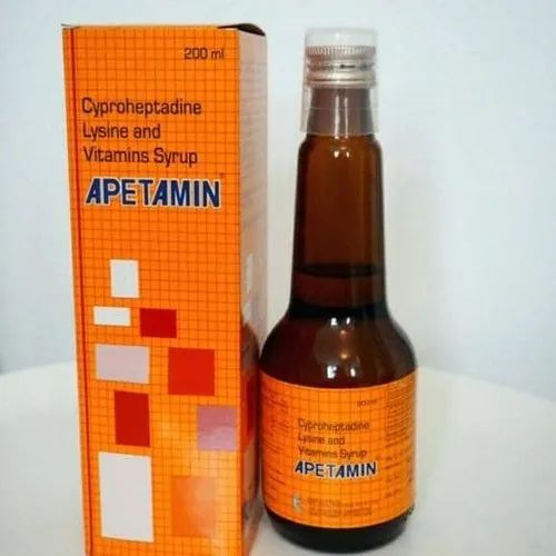 Adult Cyproheptadine Apetamin Syrup 200ml For Personal