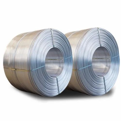 4 Meter Round Coil Aluminium Aluminum Wire Rod, Grade: Cg Grade, Size: 9.5mm & 12mm