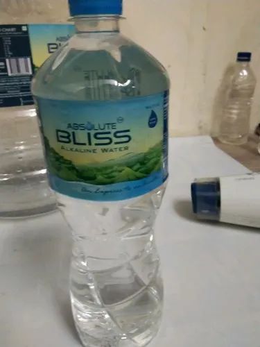 9.5 Transparent 1lt Alkaline Drinking Water, Packaging Type: Bottles