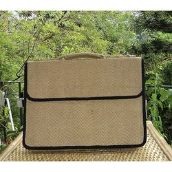 Box File Jute Folder Bag, For Office