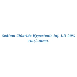 Sodium Chloride Hypertonic  Inj. I.P.         20