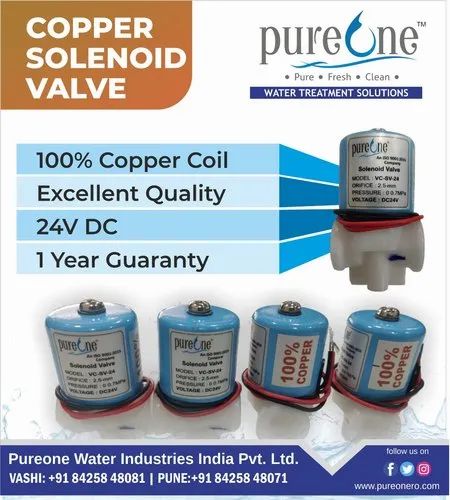 Water Copper Solenoid Valve 24V