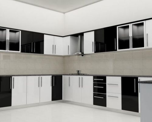 Residential MDF Modular Kitchen, Warranty: 1-5 Years