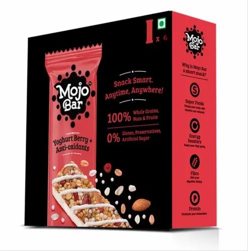 MojoBar - Yoghurt Berry Anti-oxidants (6 Pack) Snack Bar, 192g