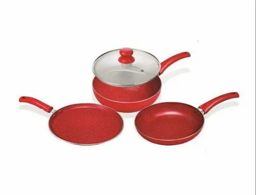 Red Nonstick Cookware, Packaging Type: Box