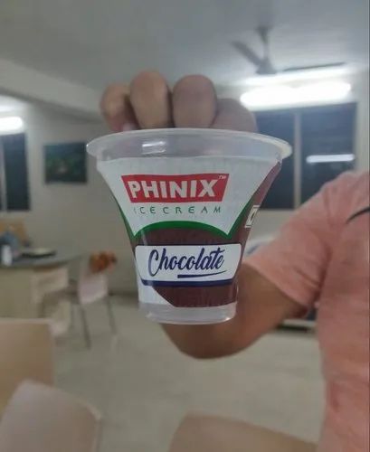Plastic Transparent 100ml Ice Cream Cup, For Icecream Packaging