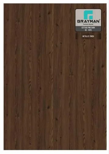 Grayman Pre Laminated 17mm Plain Particle Board, Surface Finish: Matte