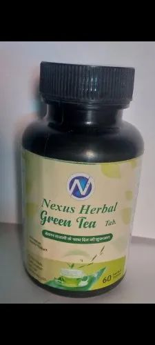 Nexus Herbal Green Tea Tablet, 60 Tablets, Bottle