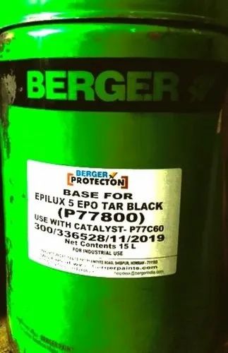 Berger Epilux 5 Epoxy Tar Black 15 L, For Floors