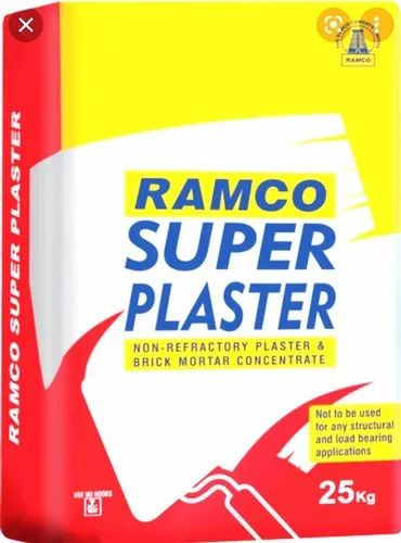 RAMCO SUPER PLASTER, For Construction, Packaging Size: 25 kg