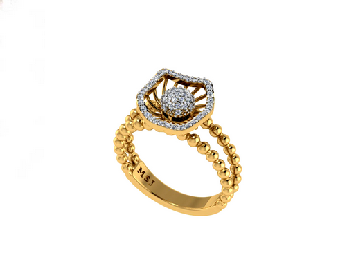 Golden Diamond Ring 151