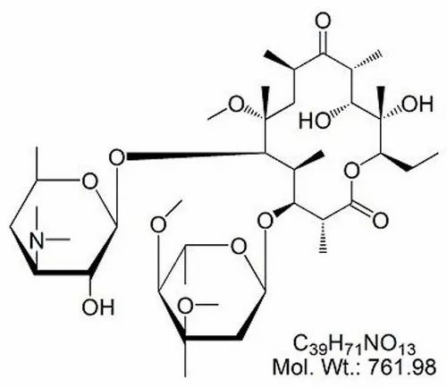 97.96% Powder Clarithromycin Impurity P, 123967-58-8