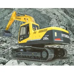 22400 Kg 6220 Mm R215L Crawler Excavator