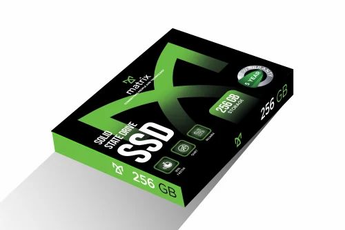 Plastic Matrix 256GB 3D Nand Flash Sata 3 SSD