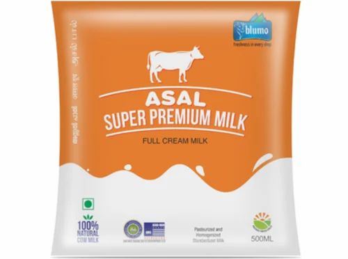 Blumo Asal Super Premium Milk, Packaging Type: Packet