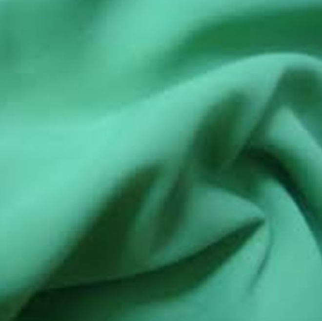 Plain Georgette Green Fabric