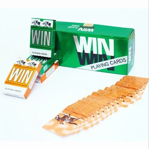 Win Paper Playing Card, Packaging Type: Box