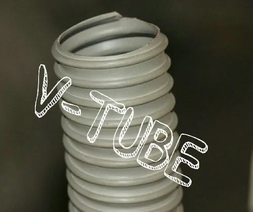 V-Tube 20 Meter PVC Steel Wire Reinforced Pipe, For Construction