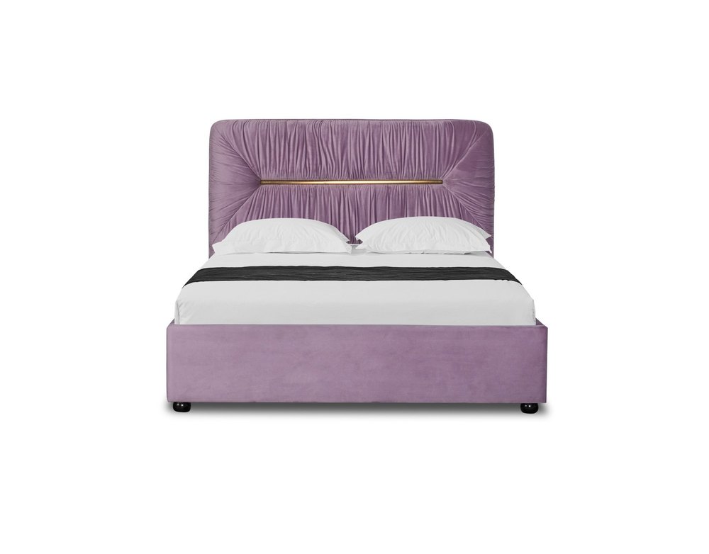 Engineered Wood And Fabric Mauve Estonia Single Bed Model-07, For Hotel & Home, Size: 1200mm X 2000mm X 1000mm