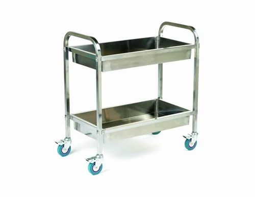 Silver Commercial Kitchen Trolley - ST-TR-02