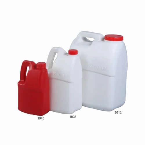 Plastic Red Narrow Mouth Jars 2 Ltr Jerry Can